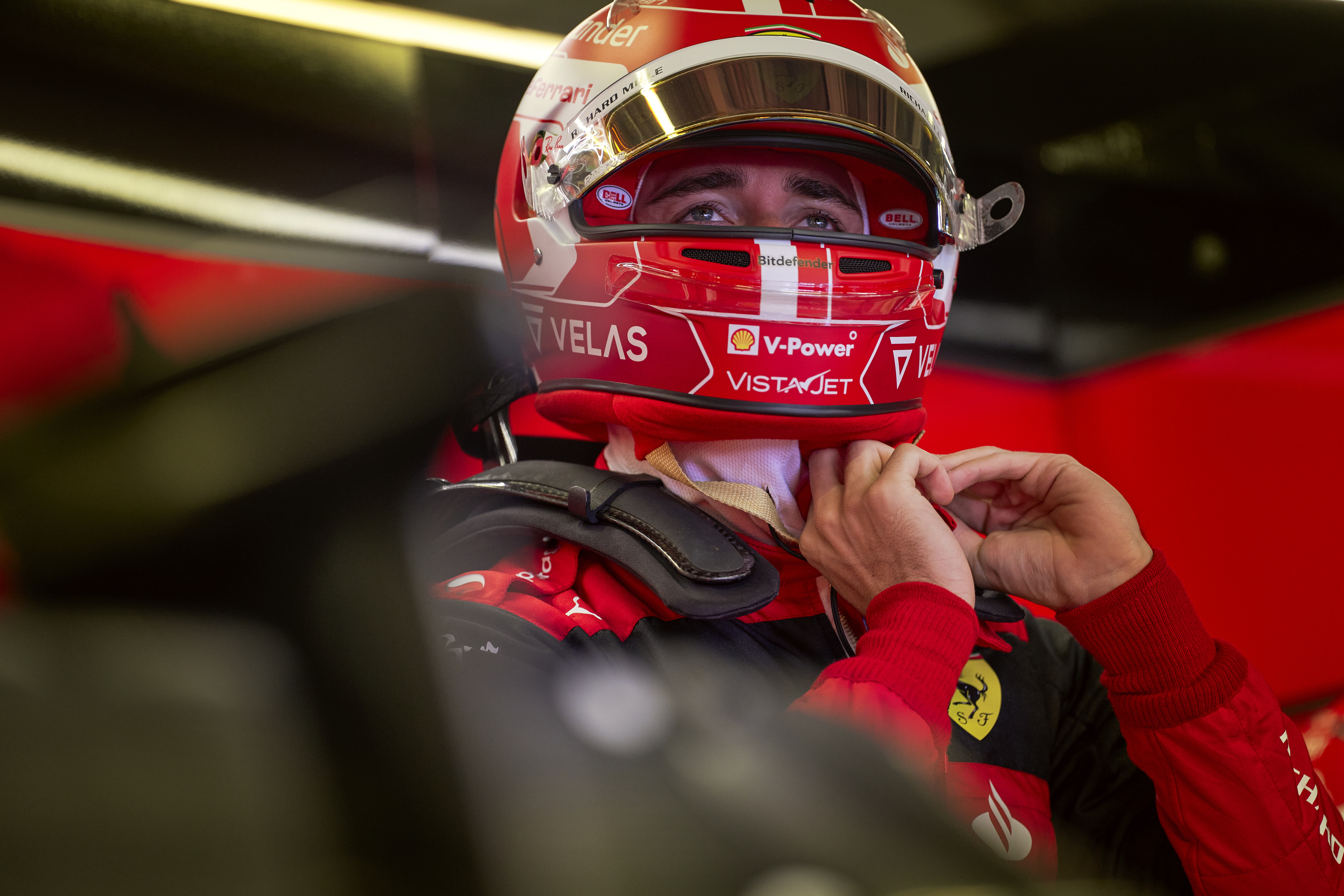 Charles Leclerc, piloto de la escudería Ferrari. 