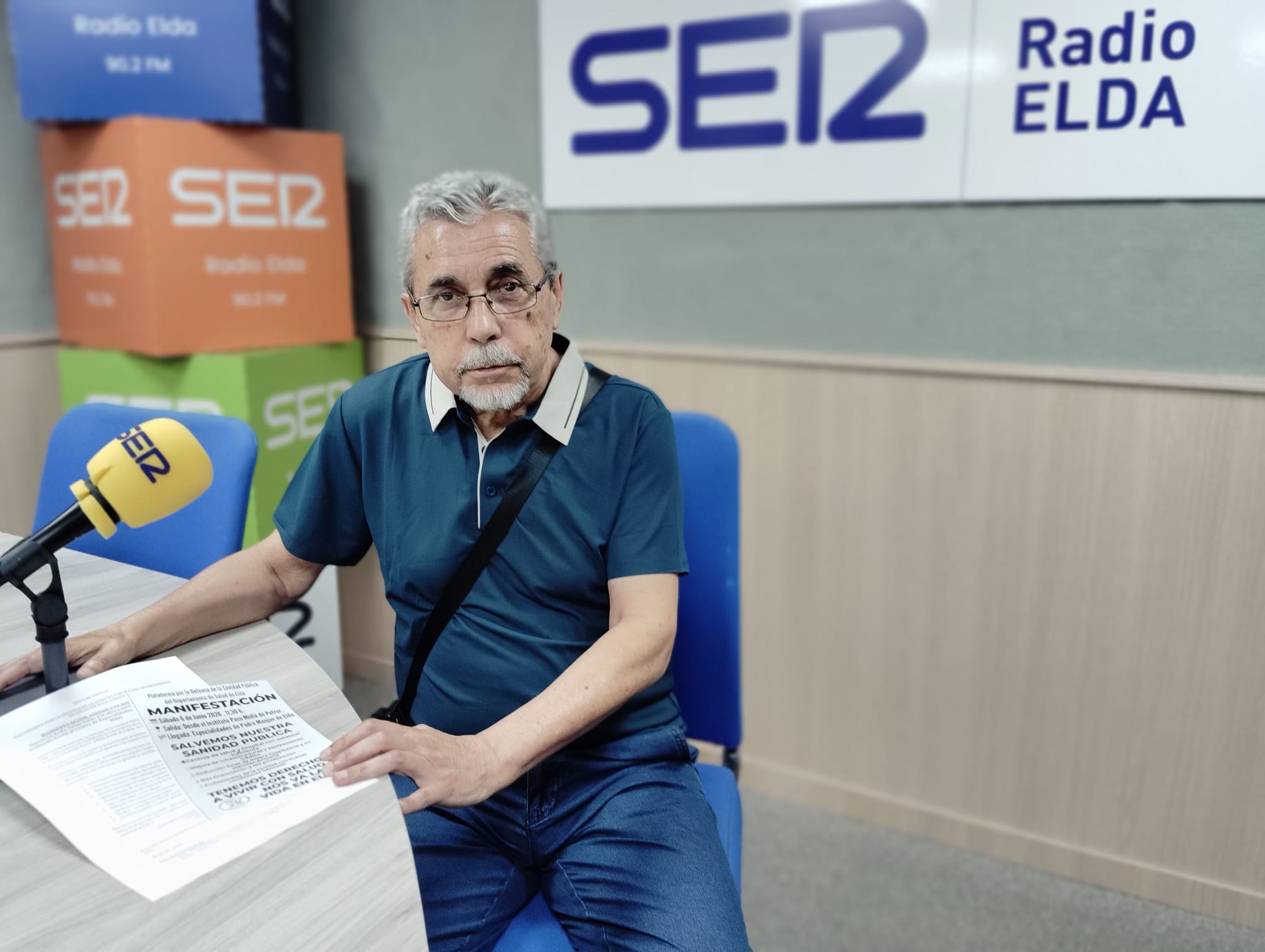 Ventura Francés, representante de la Plataforma por la Defensa de la Sanidad Pública del Departamento de Salud de Elda