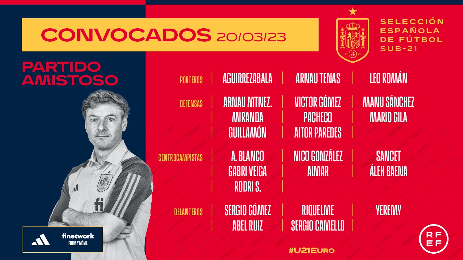 Partidos de españa sub-21