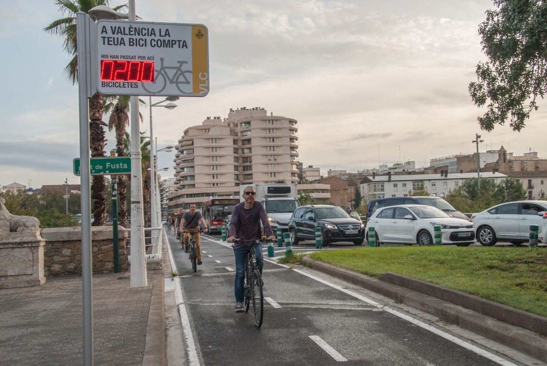 Valencia en marcha los contadores de bicis Actualidad | SER