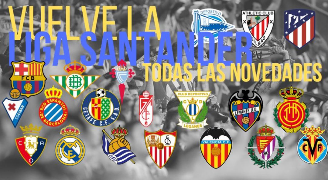 Guía de la Liga Santander 2019-2020 de Carrusel Deportivo: Vuelve la Liga: las novedades de los 20 equipos de Primera División: Vuelve Liga: las novedades de los 20 equipos de Primera