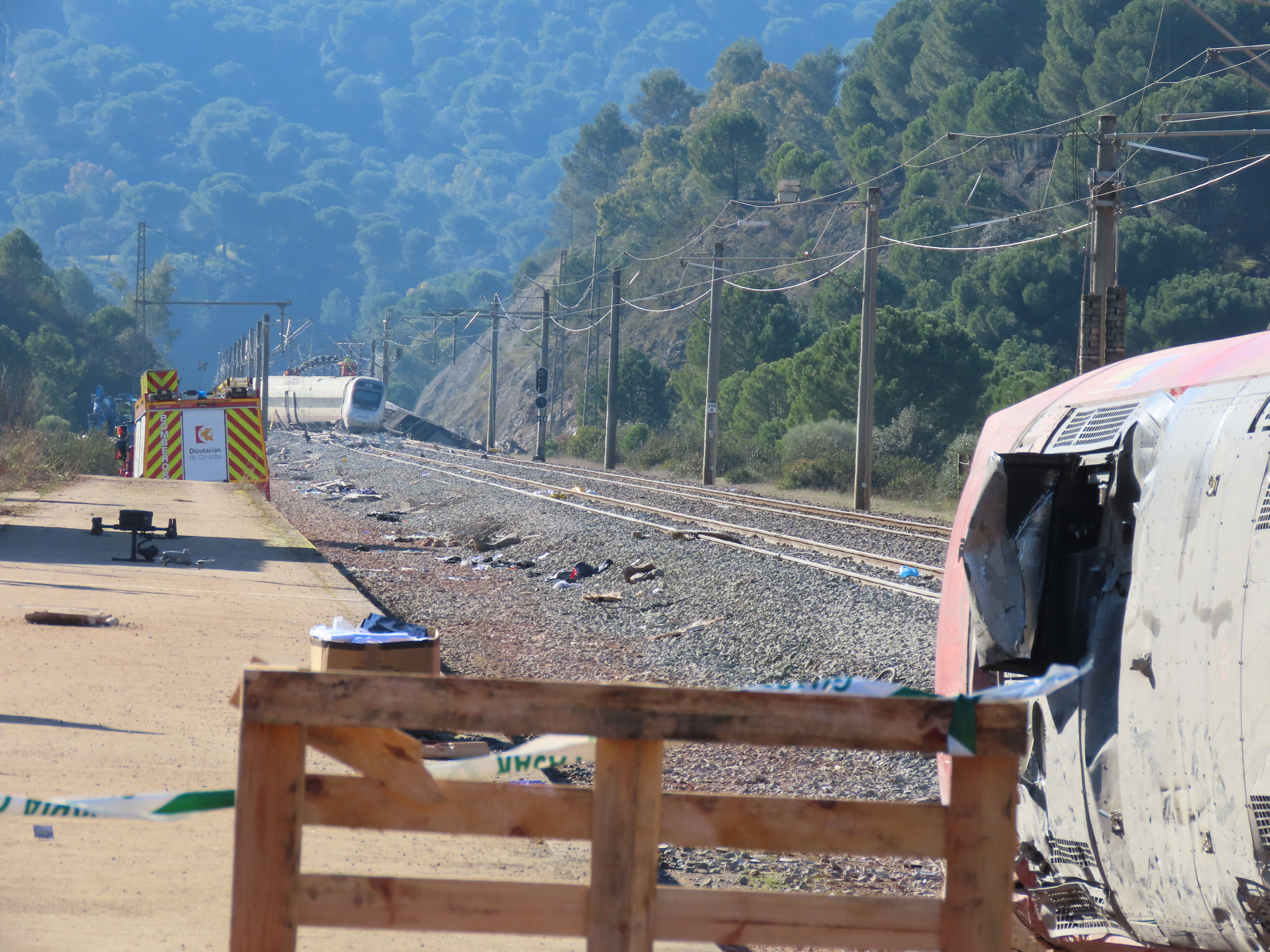 Accidente de trenes Alvia e Iryo en Adamuz (Córdoba)