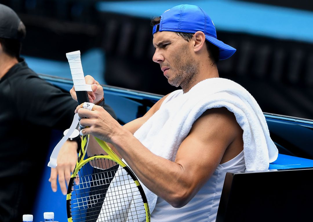 Dejar abajo Poner la mesa profesional Rafa Nadal explica los motivos por los que nunca ha roto una raqueta |  Deportes | Cadena SER
