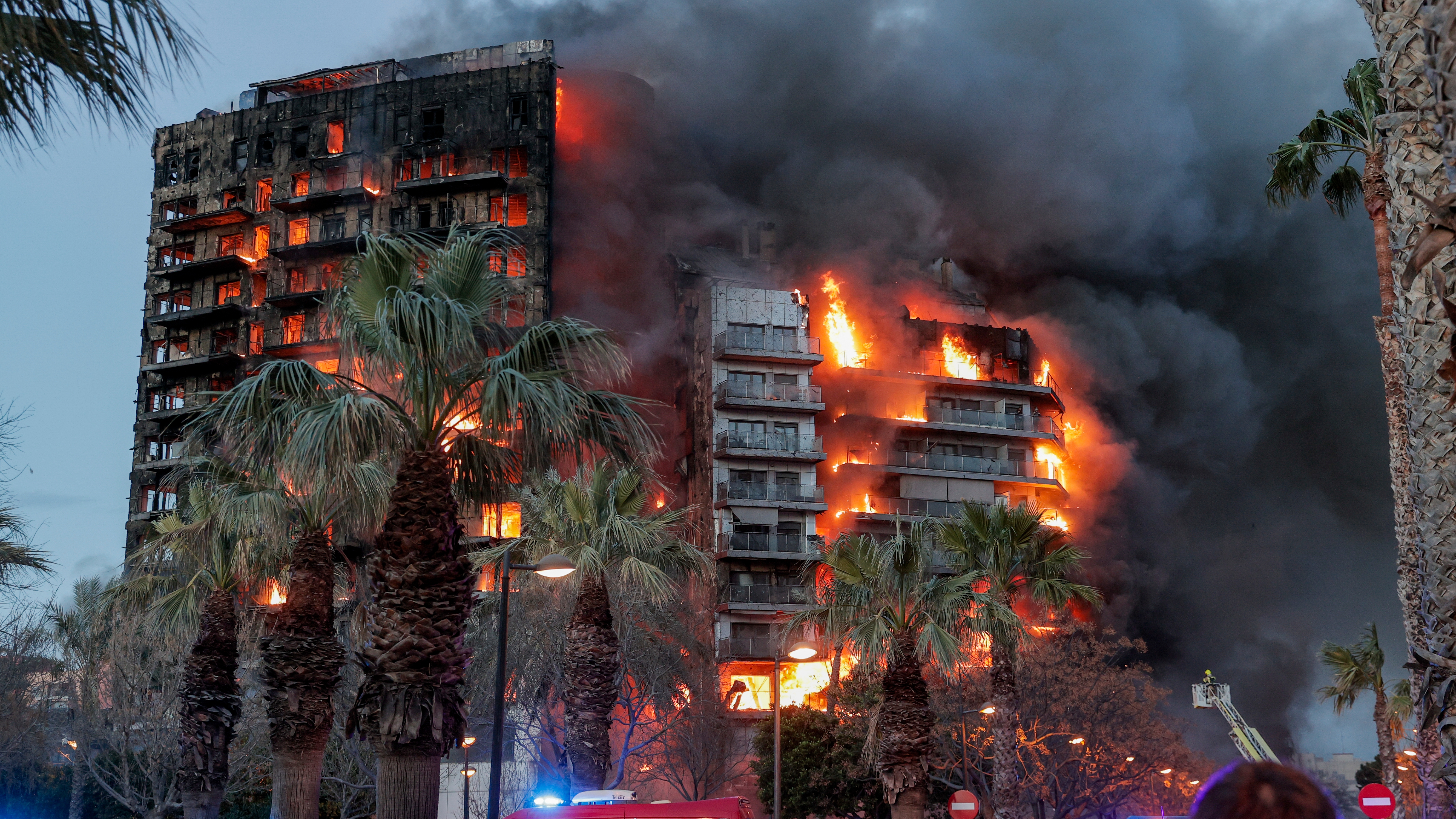 Las imágenes más dramáticas del incendio de Valencia
