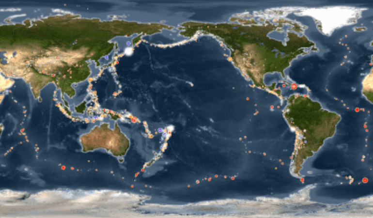 Todos los terremotos del mundo desde 2001 resumidos en cuatro minutos |  Actualidad | Cadena SER