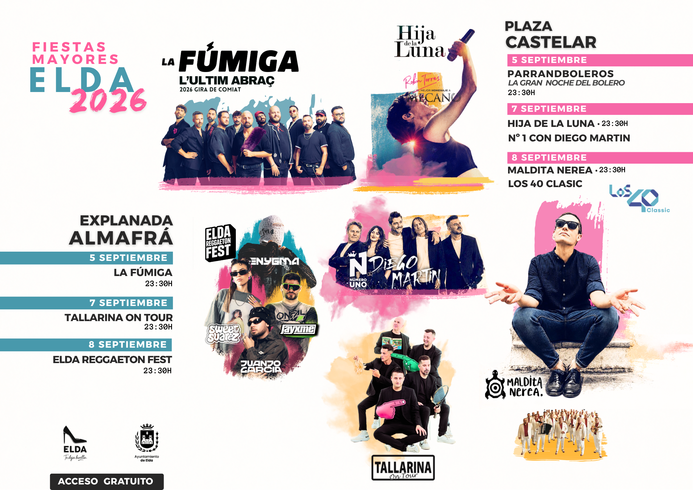 Cartel Fiestas Mayores Elda 2026