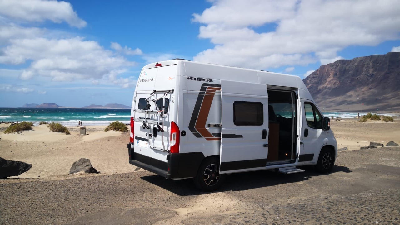 Lanzarote segundo destino canario preferido para el caravaning en