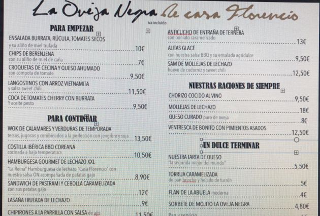 La Oveja Negra: Dos restaurantes en uno | Ocio y cultura | Cadena SER