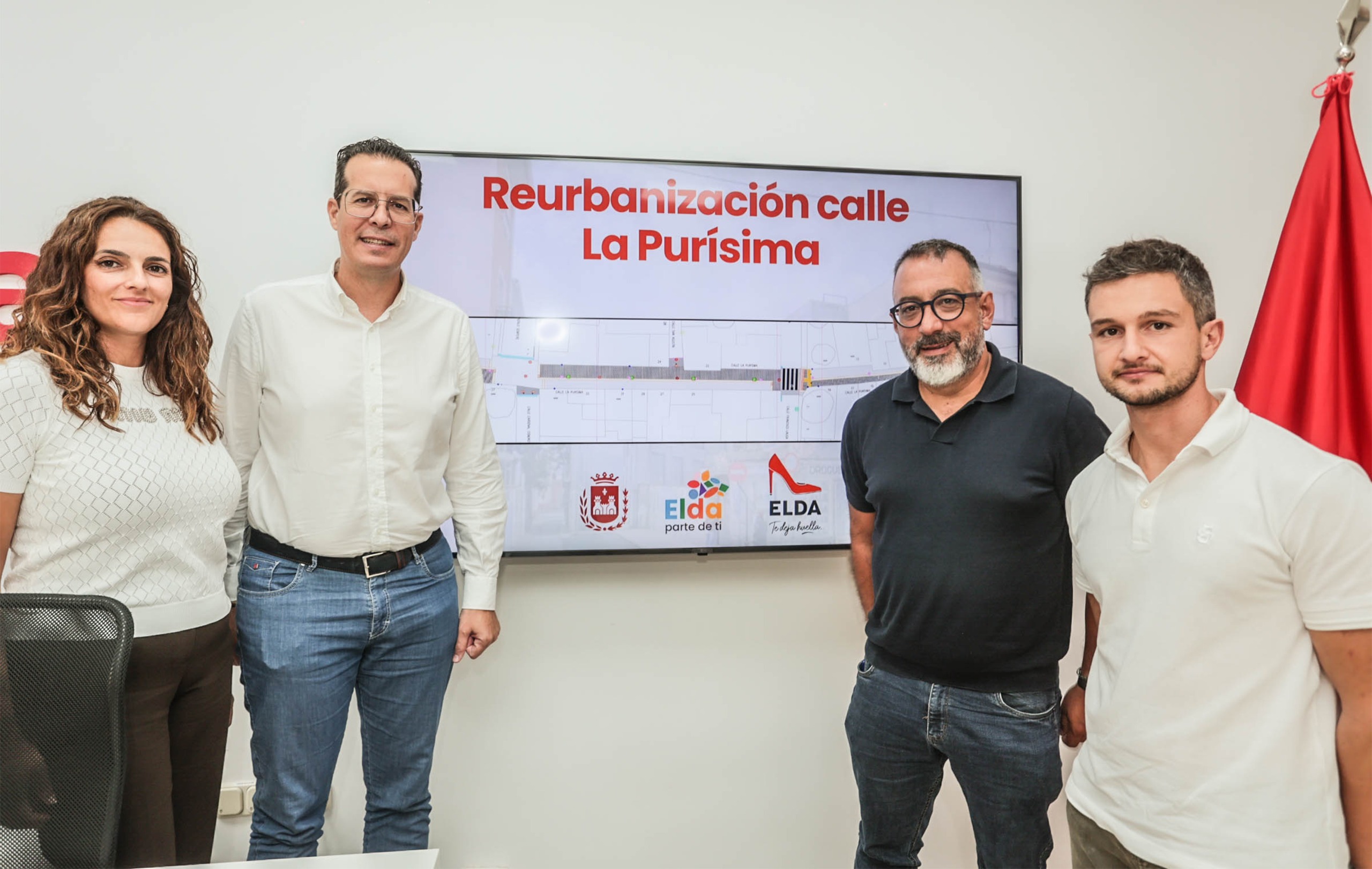 La futura calle La Purísima contará con una plataforma única que cumplirá las normas de accesibilidad para personas con movilidad reducida