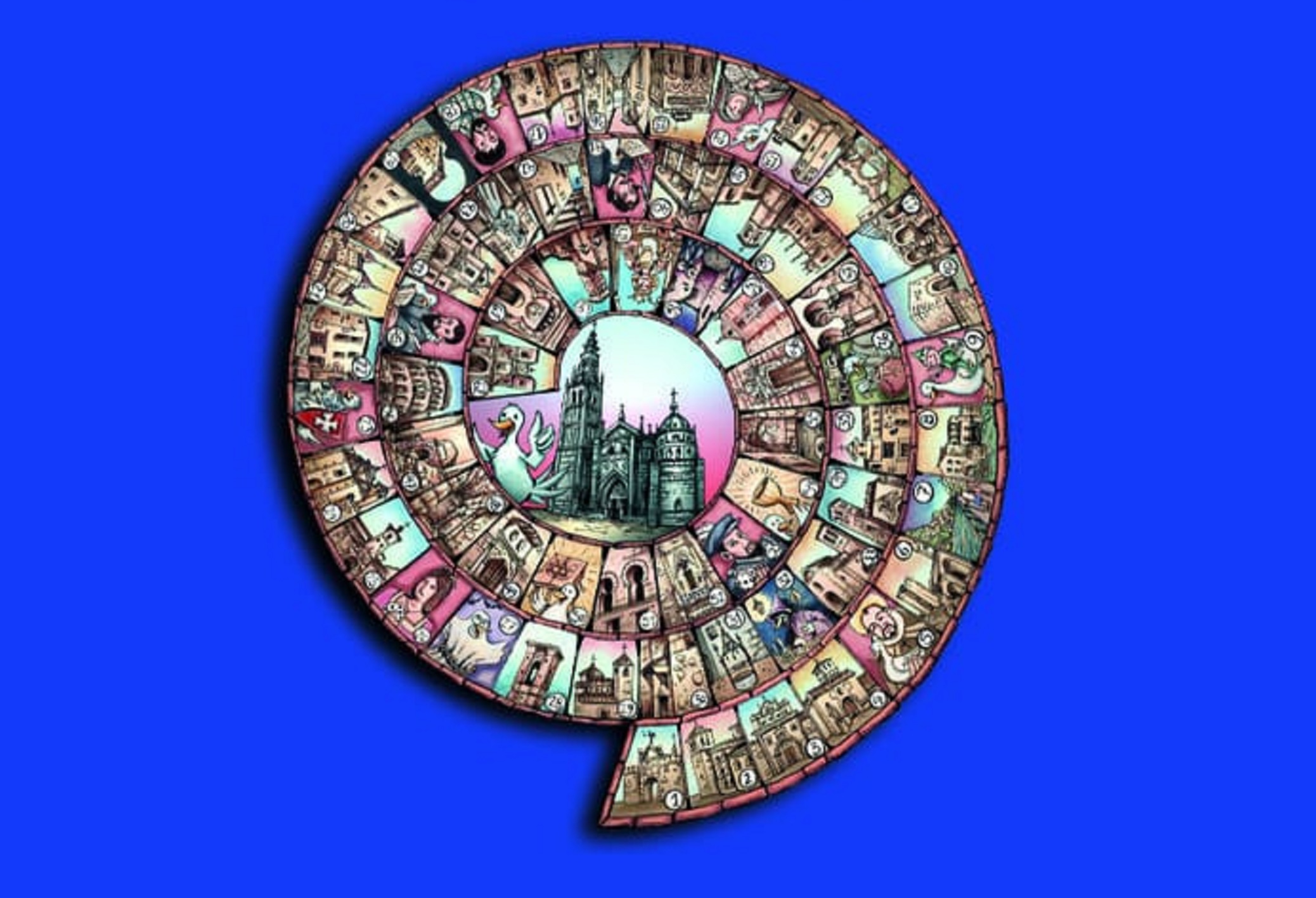 La Oca de Toledo', el juego que recorre el laberíntico Casco Histórico de la  ciudad, SER Toledo