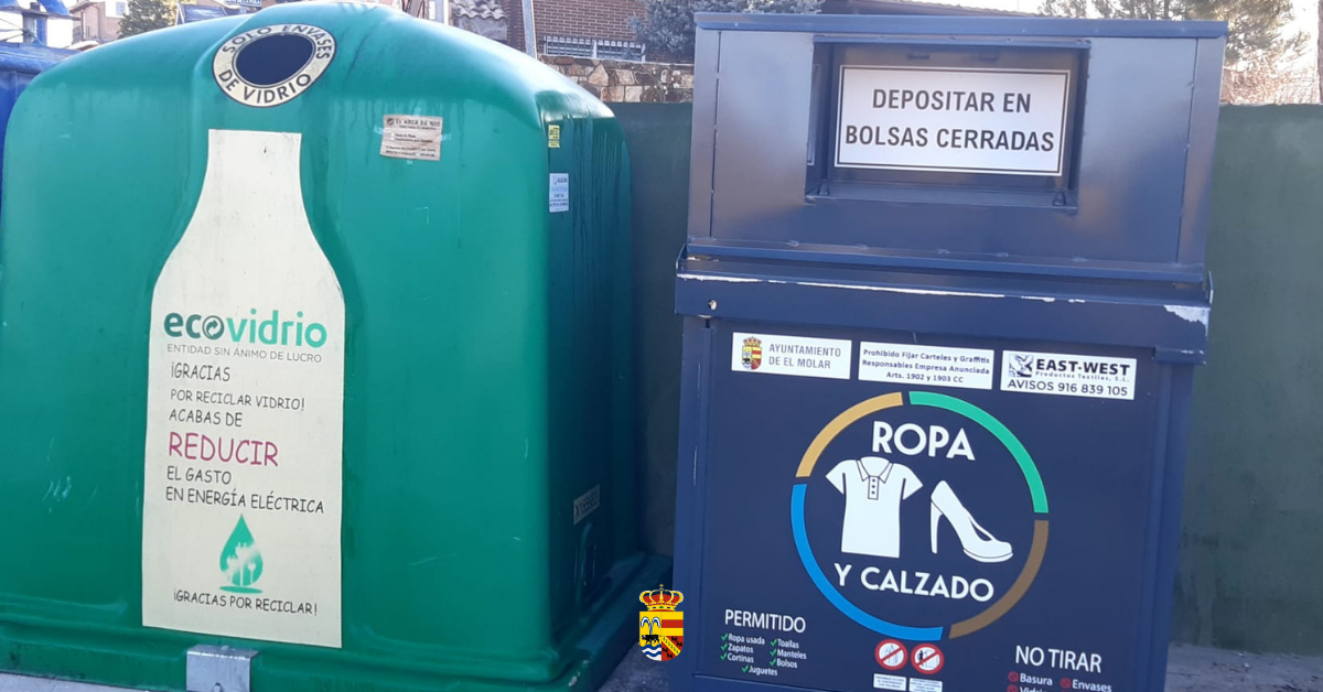El Molar instala nuevos contenedores para reciclaje de ropa usada y el aceite doméstico | | Cadena