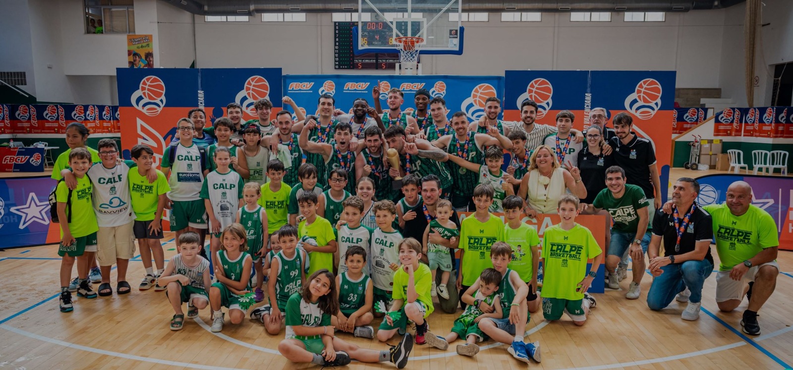 El CB Ifach Calpe tras su ascenso a Tercera FEB