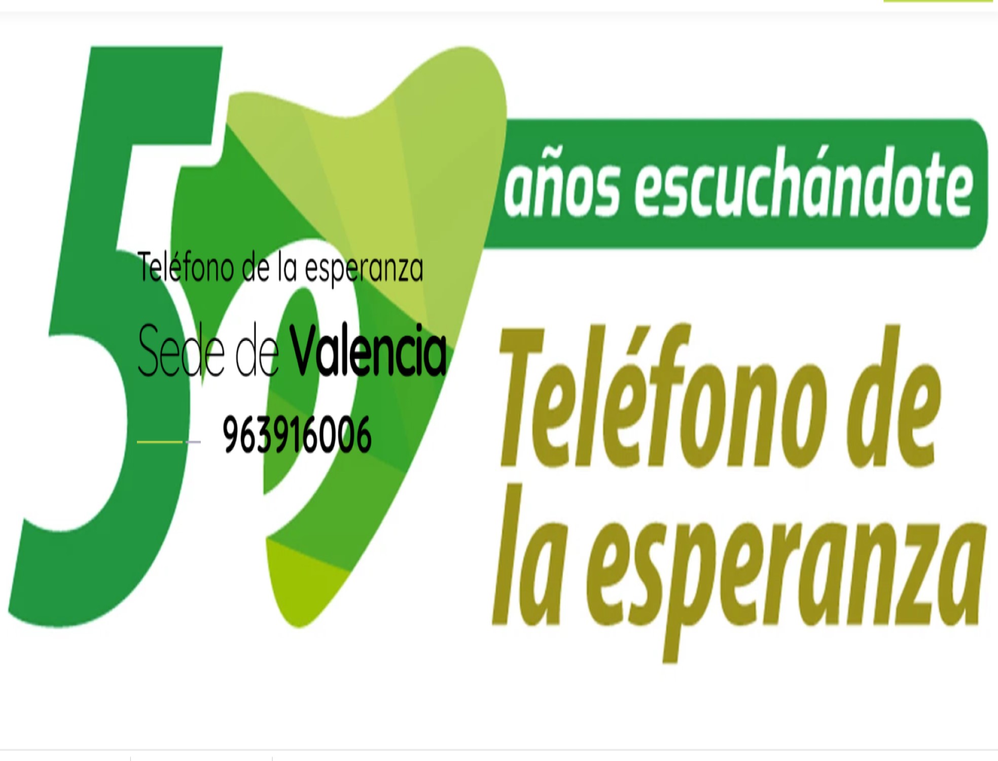 odio Clancy carbohidrato El Teléfono de la Esperanza ha atendido 250.000 llamadas en sus 50 años de  historia en Valencia | Actualidad | Cadena SER