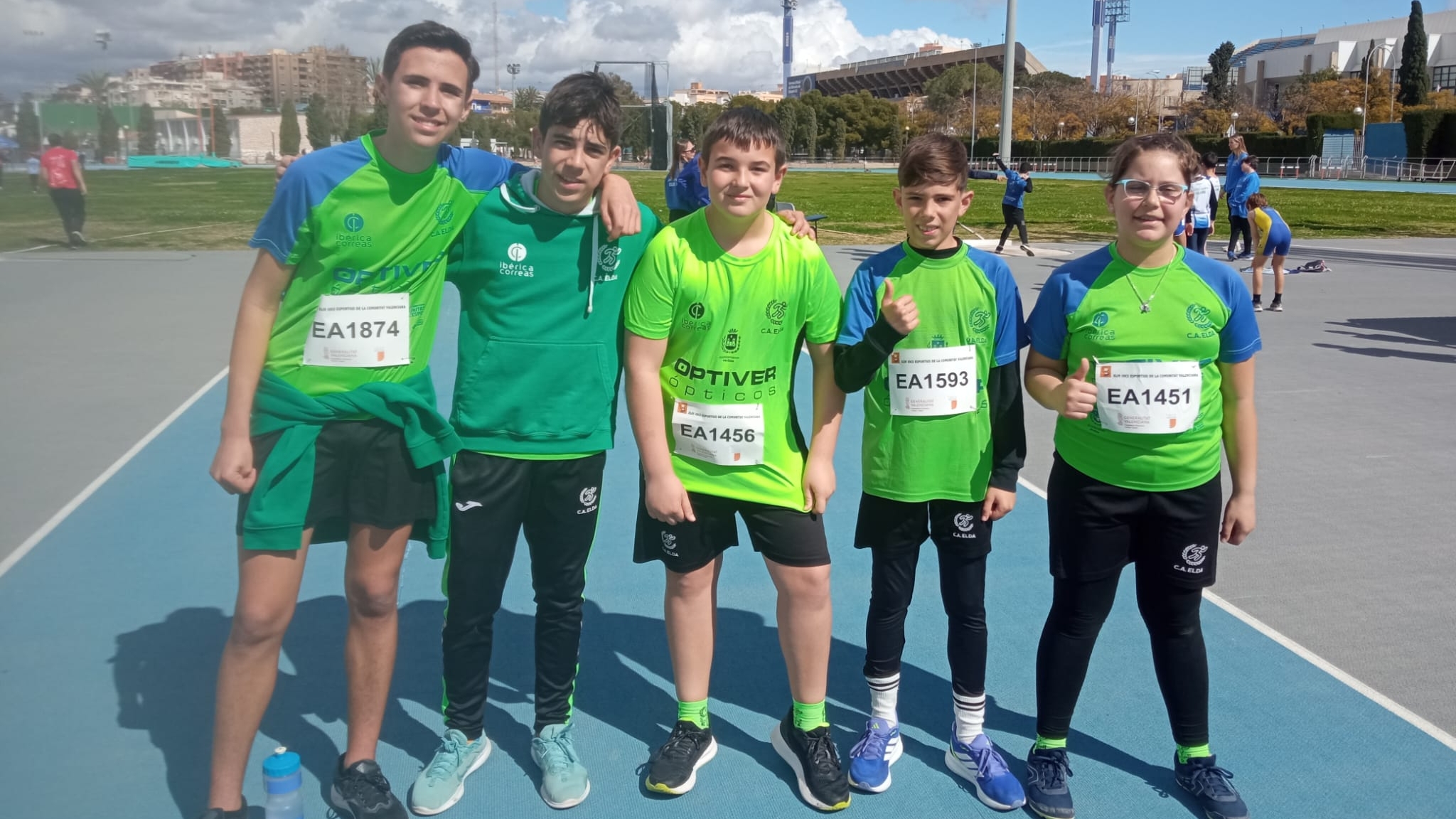 Atletas eldenses en Novelda