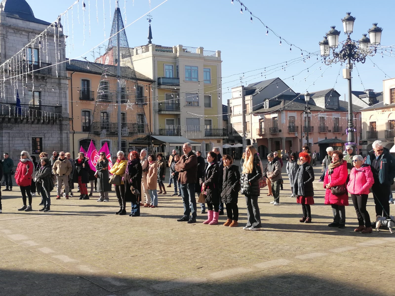 El 25N arranca en Ponferrada un grito de la ciudadanía contra la violencia  machista: 