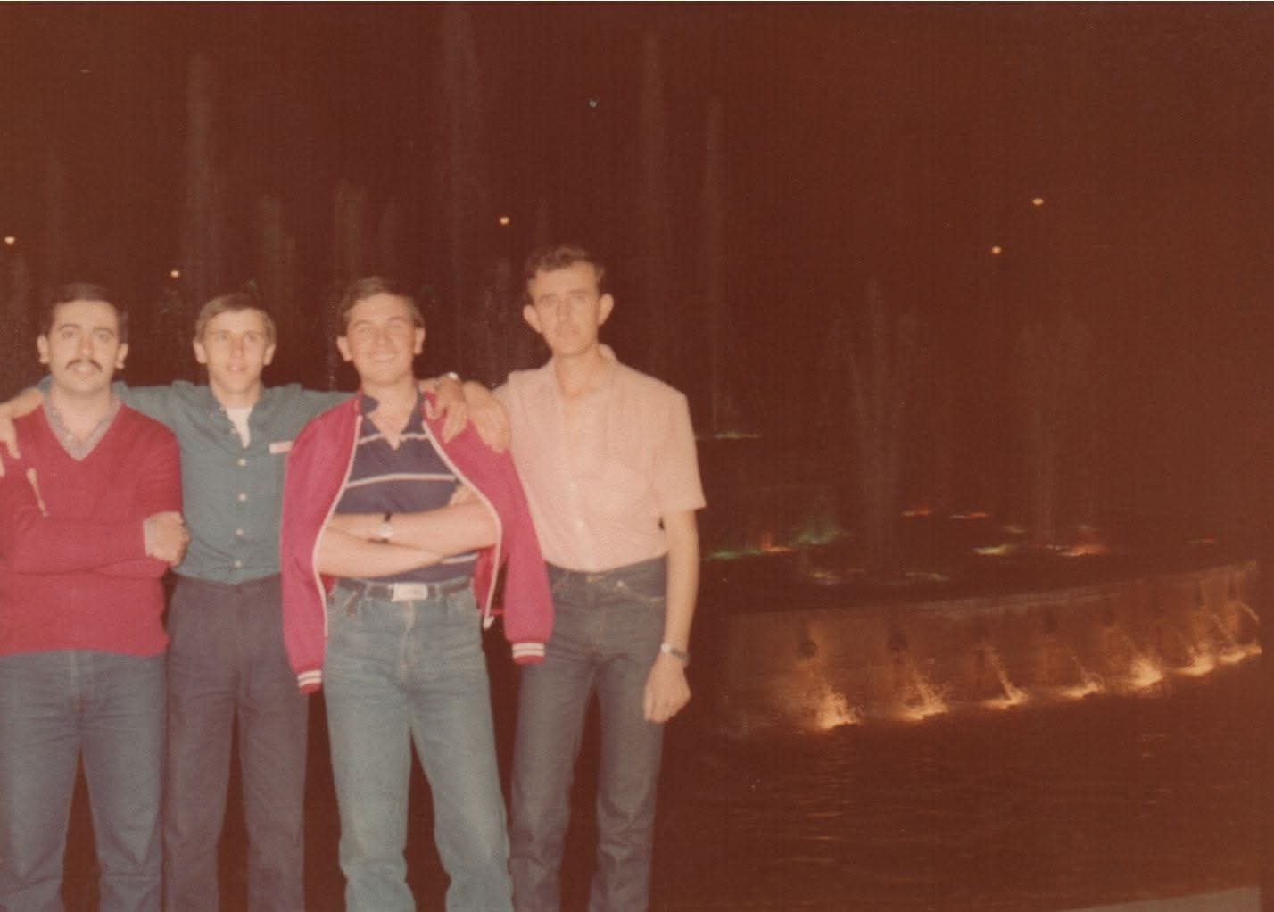 Joaquín Fernández, Jose Ramón Guardiola, Damián Millán y Andres De La Rosa