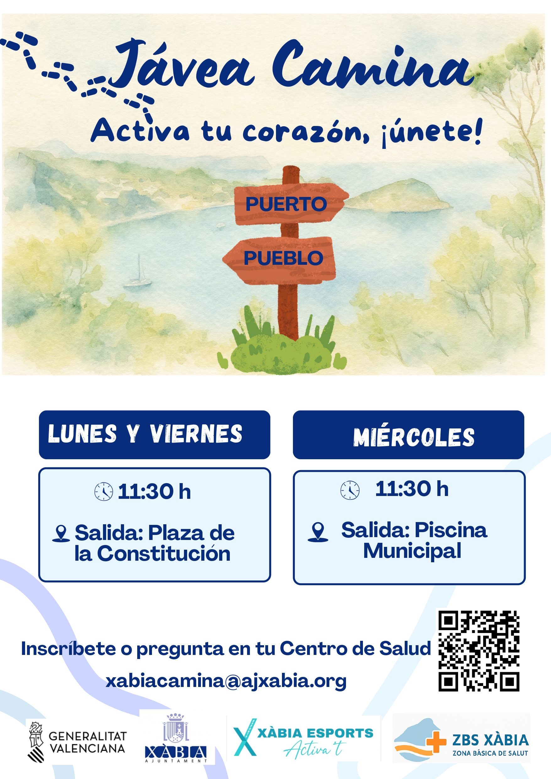 Las rutas están pensadas especialmente para personas adultas que no realizan ejercicio de forma habitual