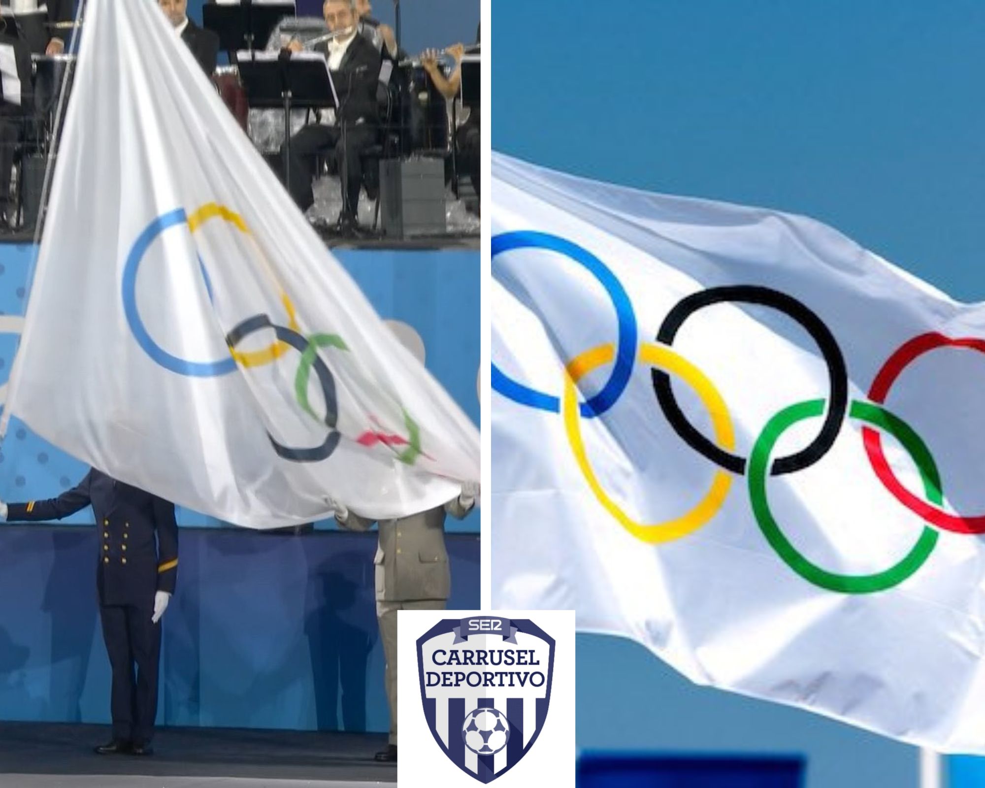 Que representa la bandera fashion de los juegos olimpicos