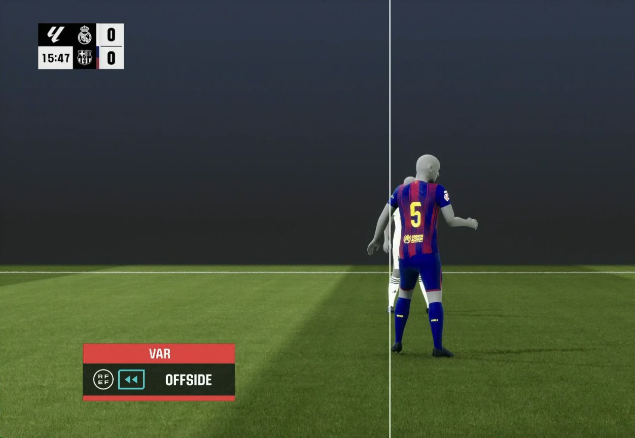 El milimétrico fuera de juego que invalidó el golazo de Kylian Mbappé en 'El Clásico'