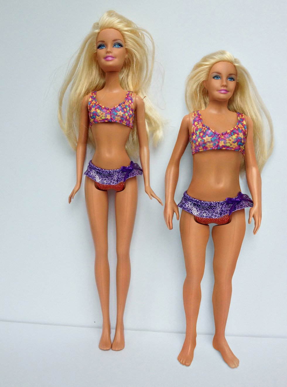 Barbie antes best sale y ahora