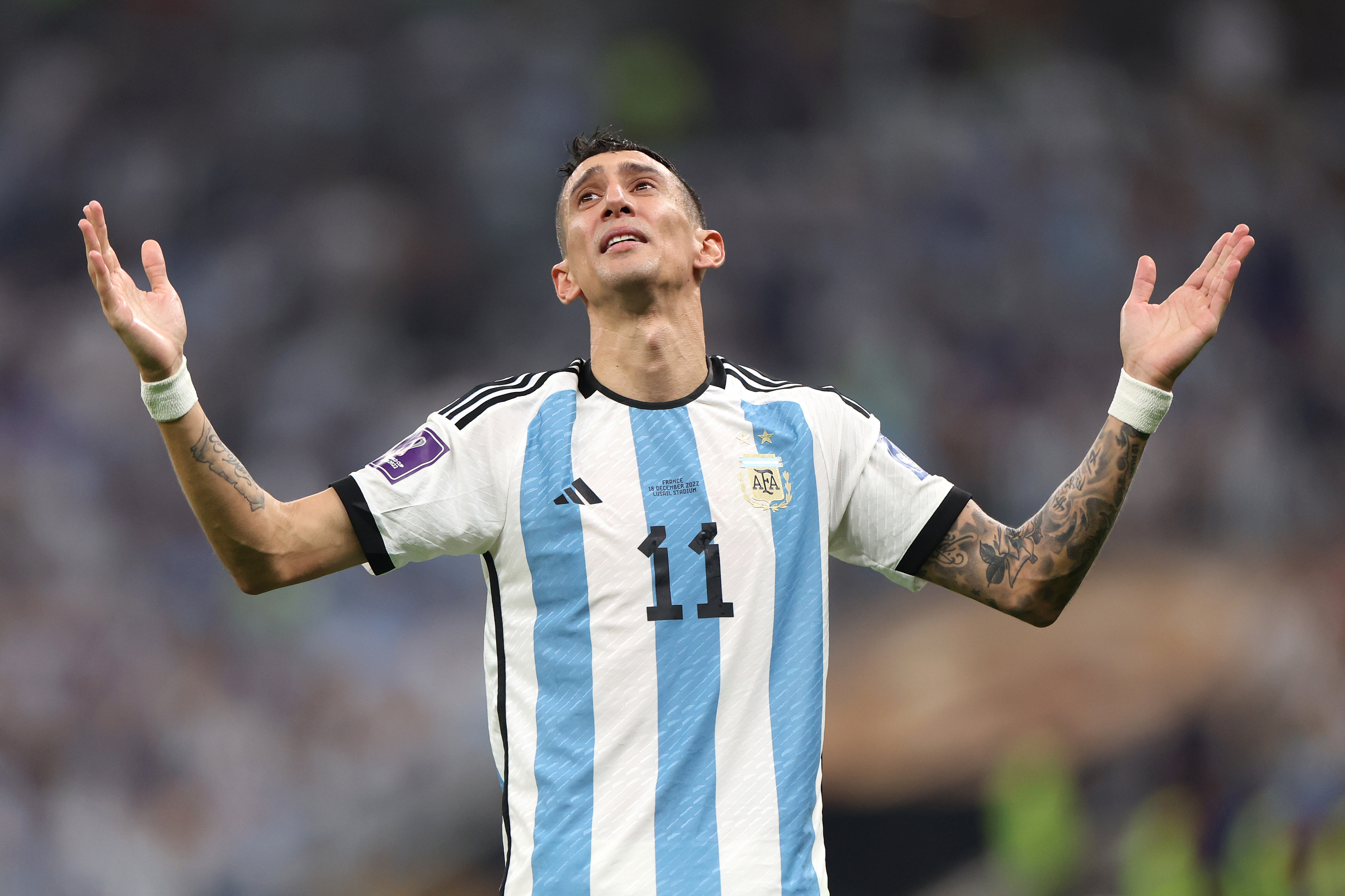 No pudo evitarlo: Di María rompió a llorar tras anotar el segundo tanto de  Argentina en la final del Mundial de Qatar | Deportes | Cadena SER