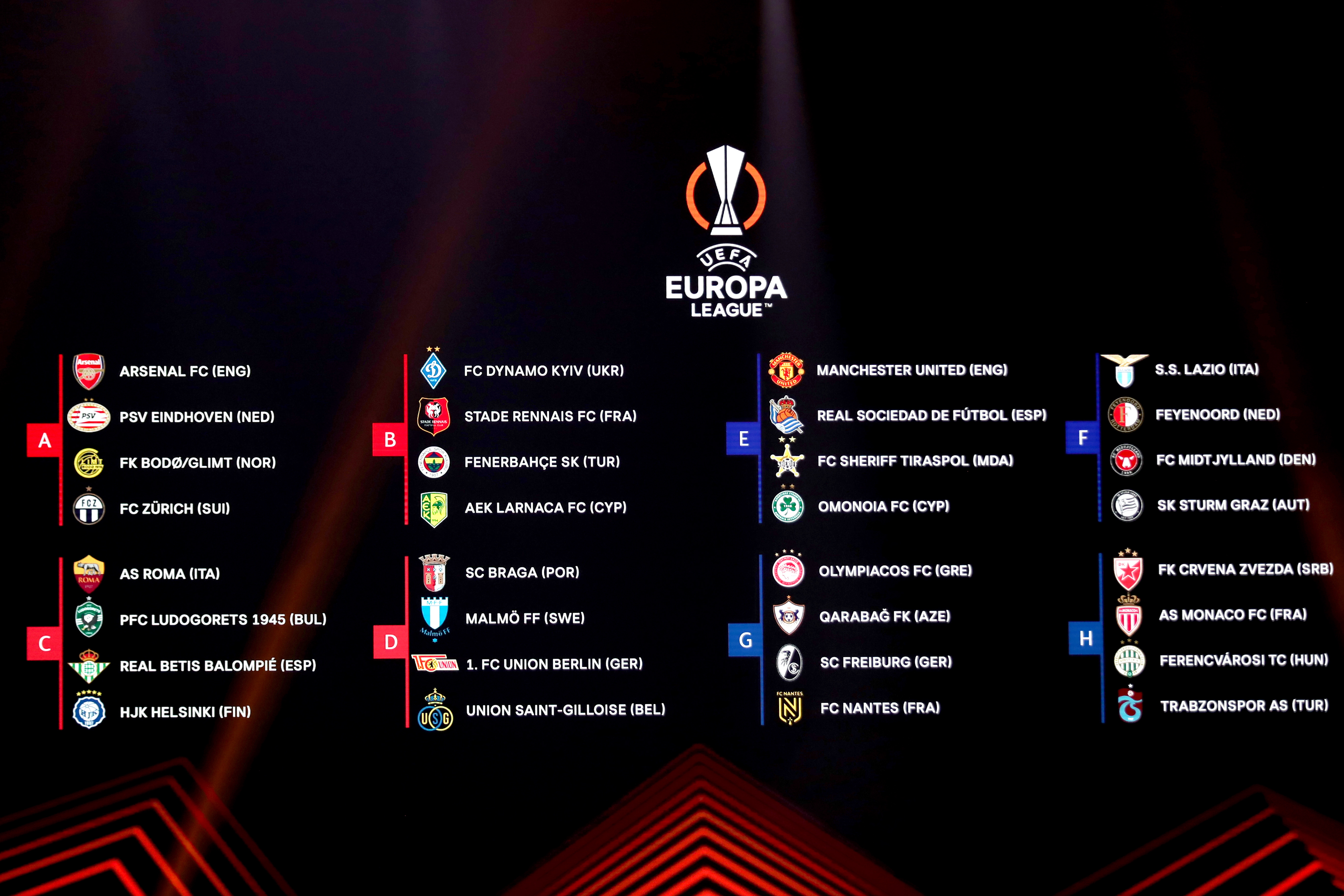 Calendario europa league betis