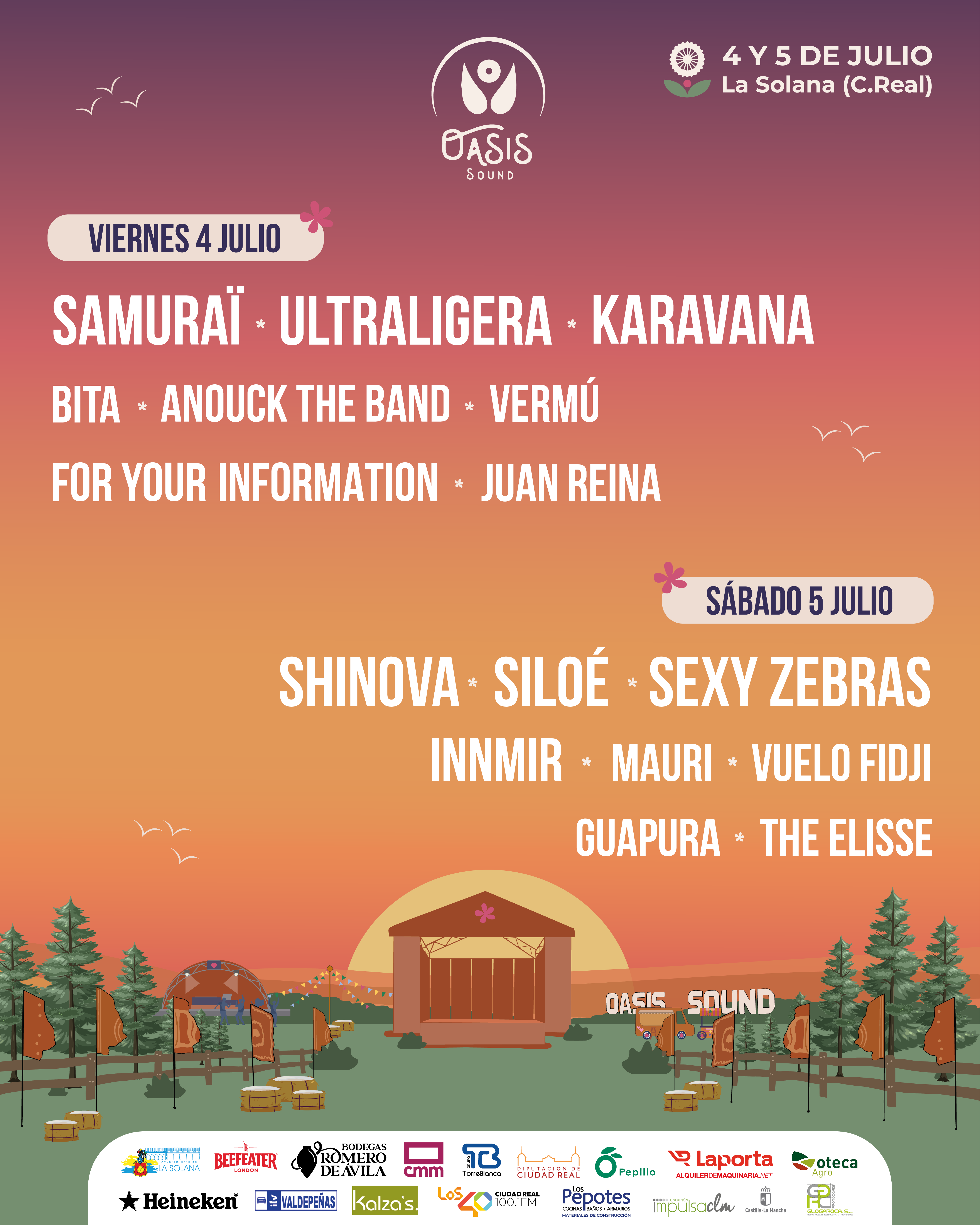 Oasis Sound llega a La Solana con un cartel de altura | SER Ciudad Real |  Cadena SER