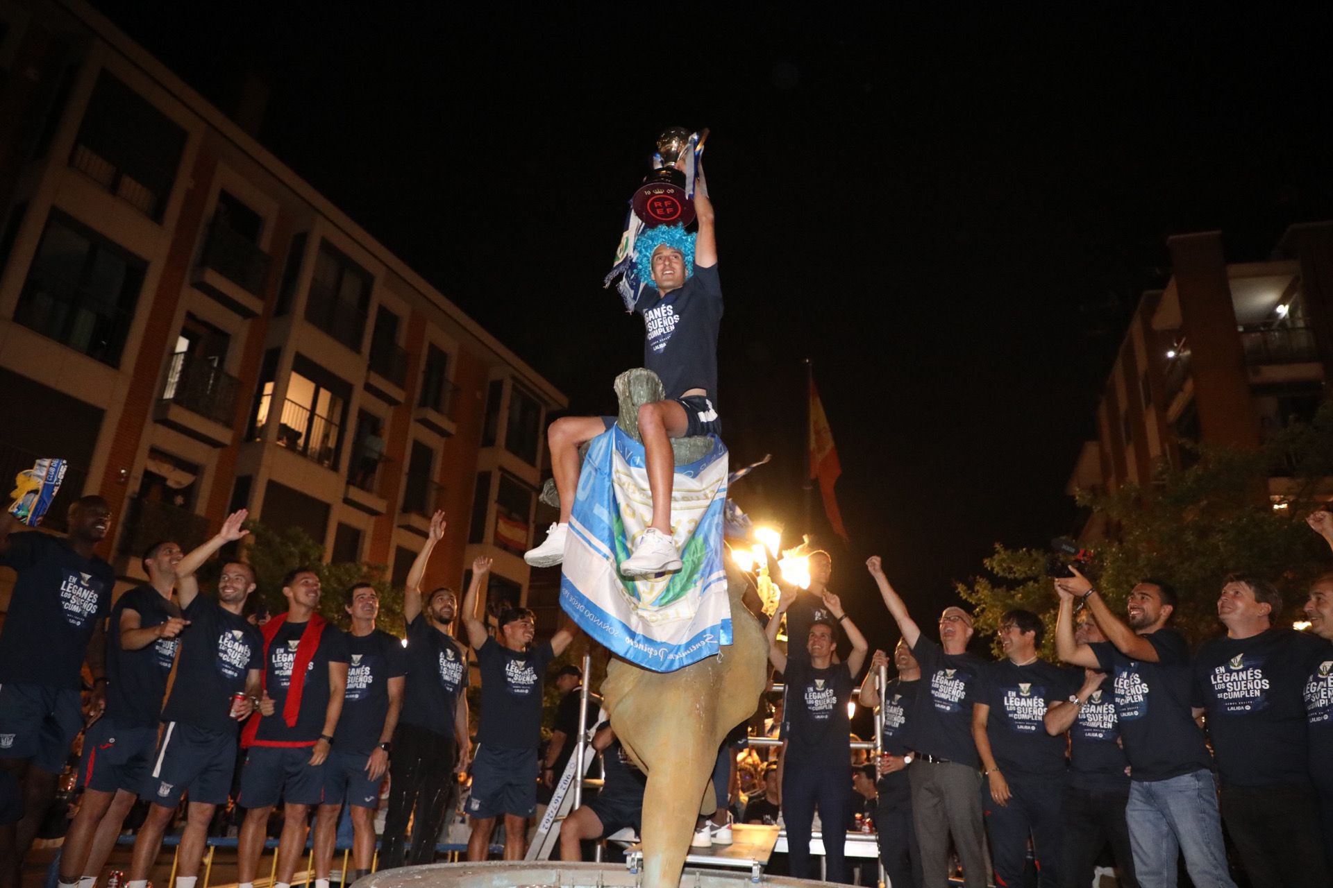 El CD Leganés celebra su ascenso a Primera: así es el recibimiento  institucional | Deportes | Cadena SER