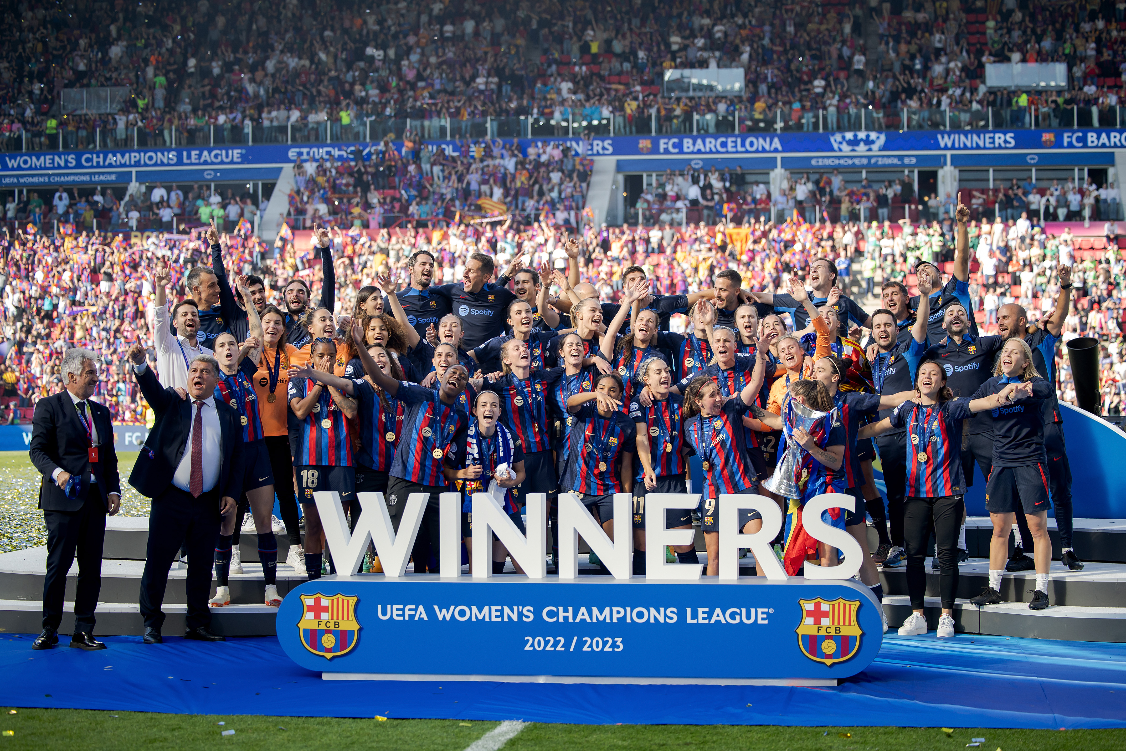 Cuántas champions tiene el barcelona femenino
