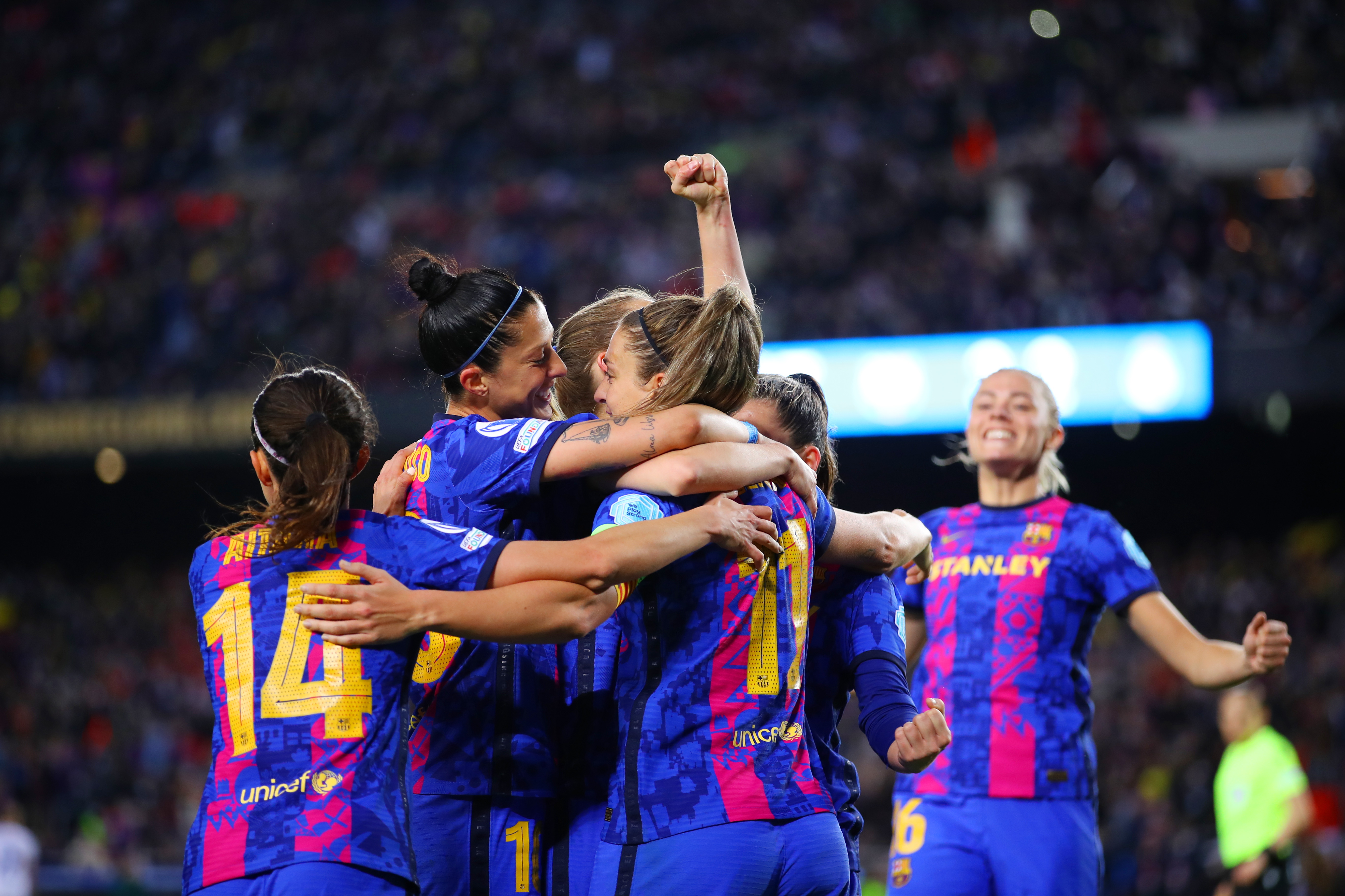 Alineaciones de fútbol club barcelona femenino contra real madrid femenino