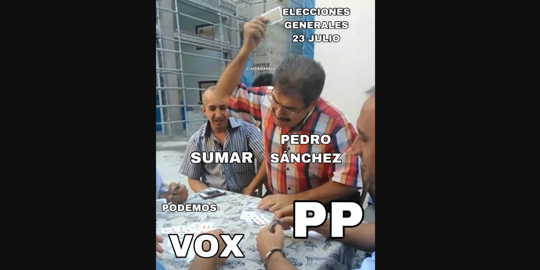 "Un órdago en toda regla": los mejores memes tras el adelanto de las elecciones generales al 23 de julio