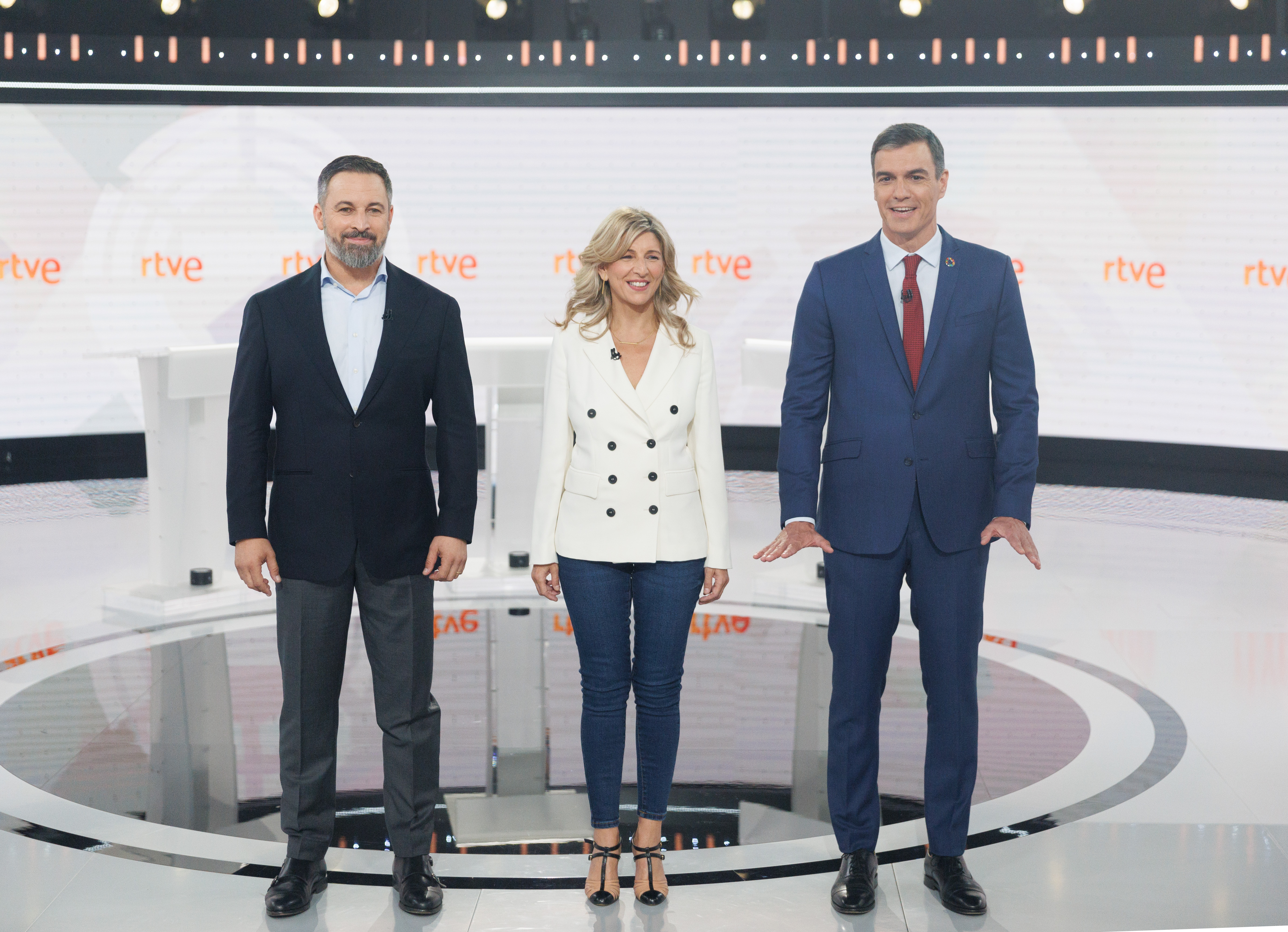 Quién ha ganado el debate electoral de RTVE entre Pedro Sánchez, Santiago Abascal y Yolanda Díaz