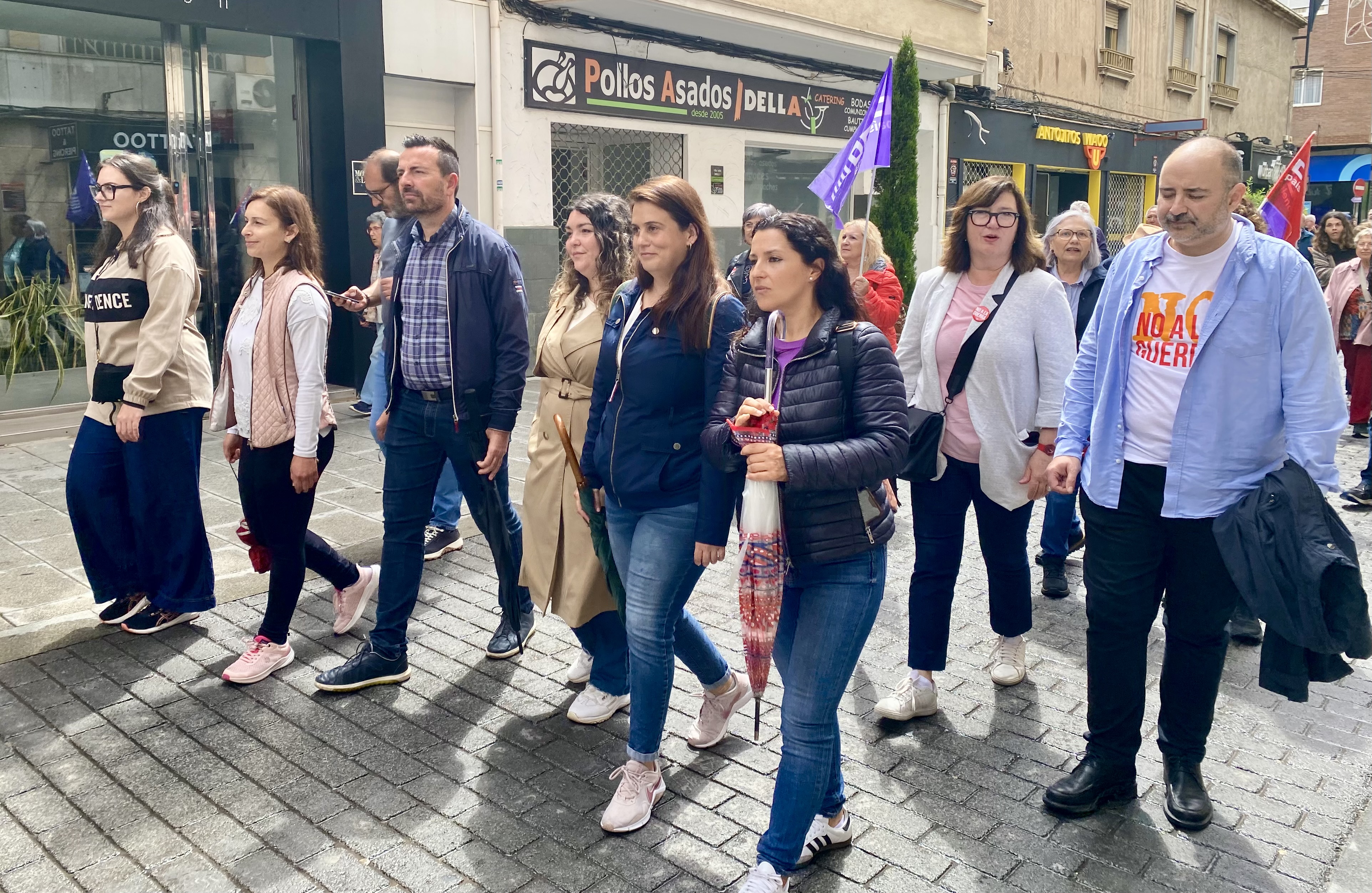 Varios concejales del equipo de Gobierno de Elda han participado en la movilización