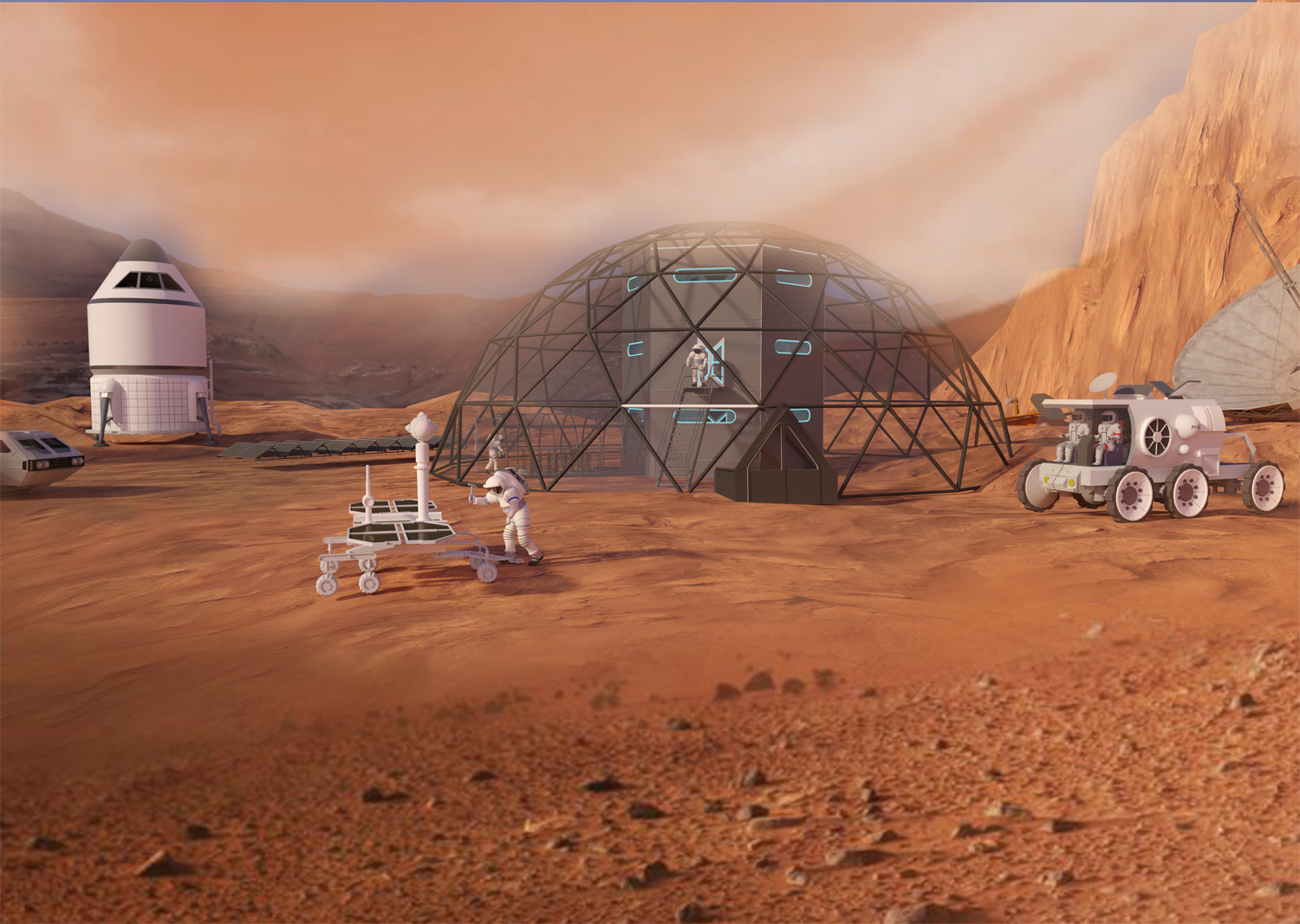 Las 'casas' de los astronautas en Marte podrían tener este diseño | Ciencia  y tecnología | Actualidad | Cadena SER