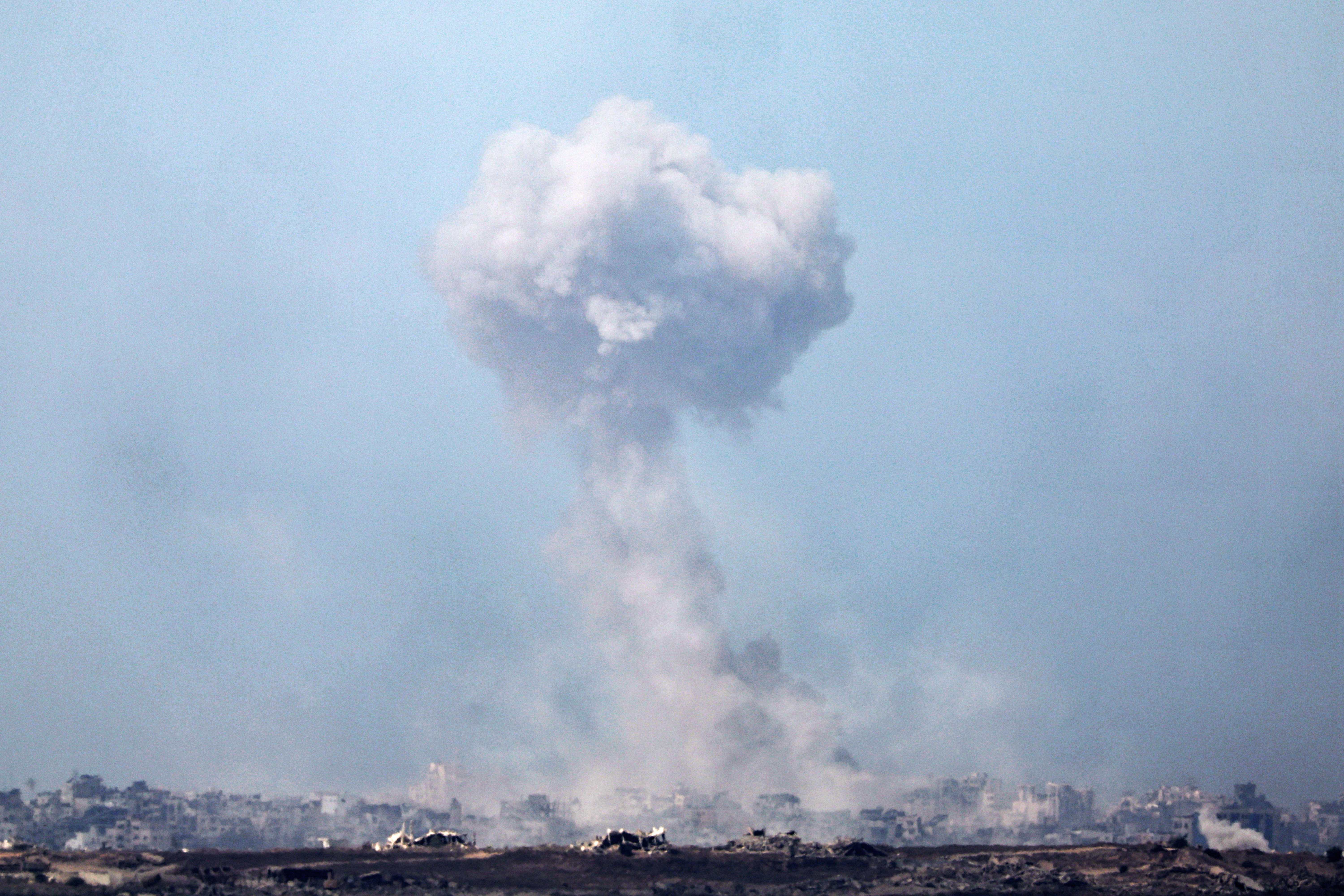 Bombardeos de Israel sobre Gaza