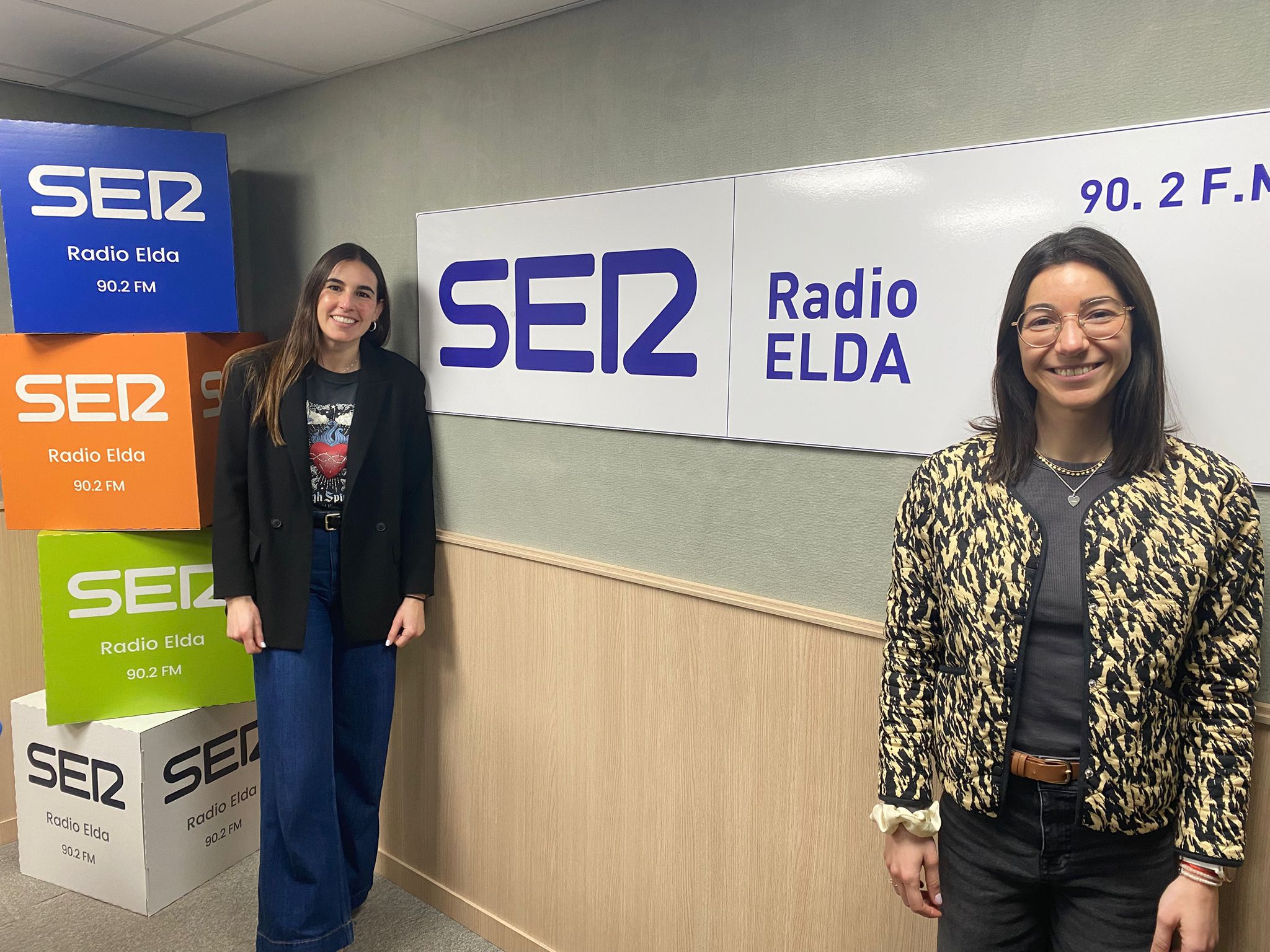 Saray Ricote e Irene Vidal, expertas de Inescop