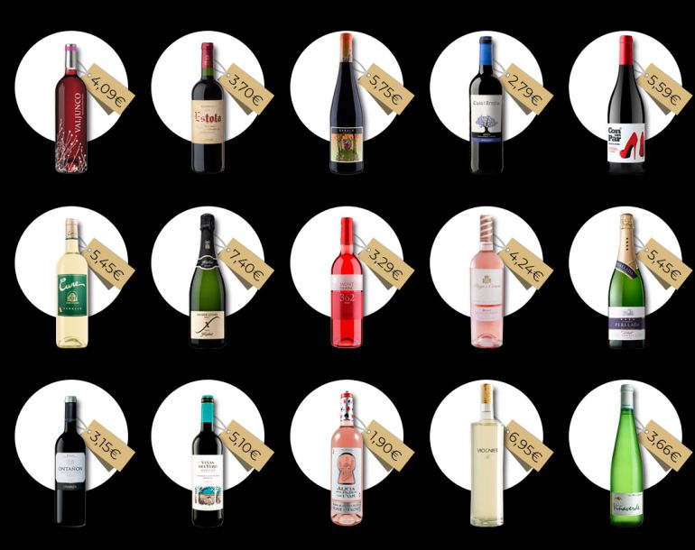 Preciso Atrás, atrás, atrás parte cinta Supervinos 2019: 15 chollos (de entre 2 y 7 euros) de la sección de vinos  del supermercado: 15 chollos (de entre 2 y 7 euros) de la sección de vinos  del supermercado | Ocio y cultura | Cadena SER