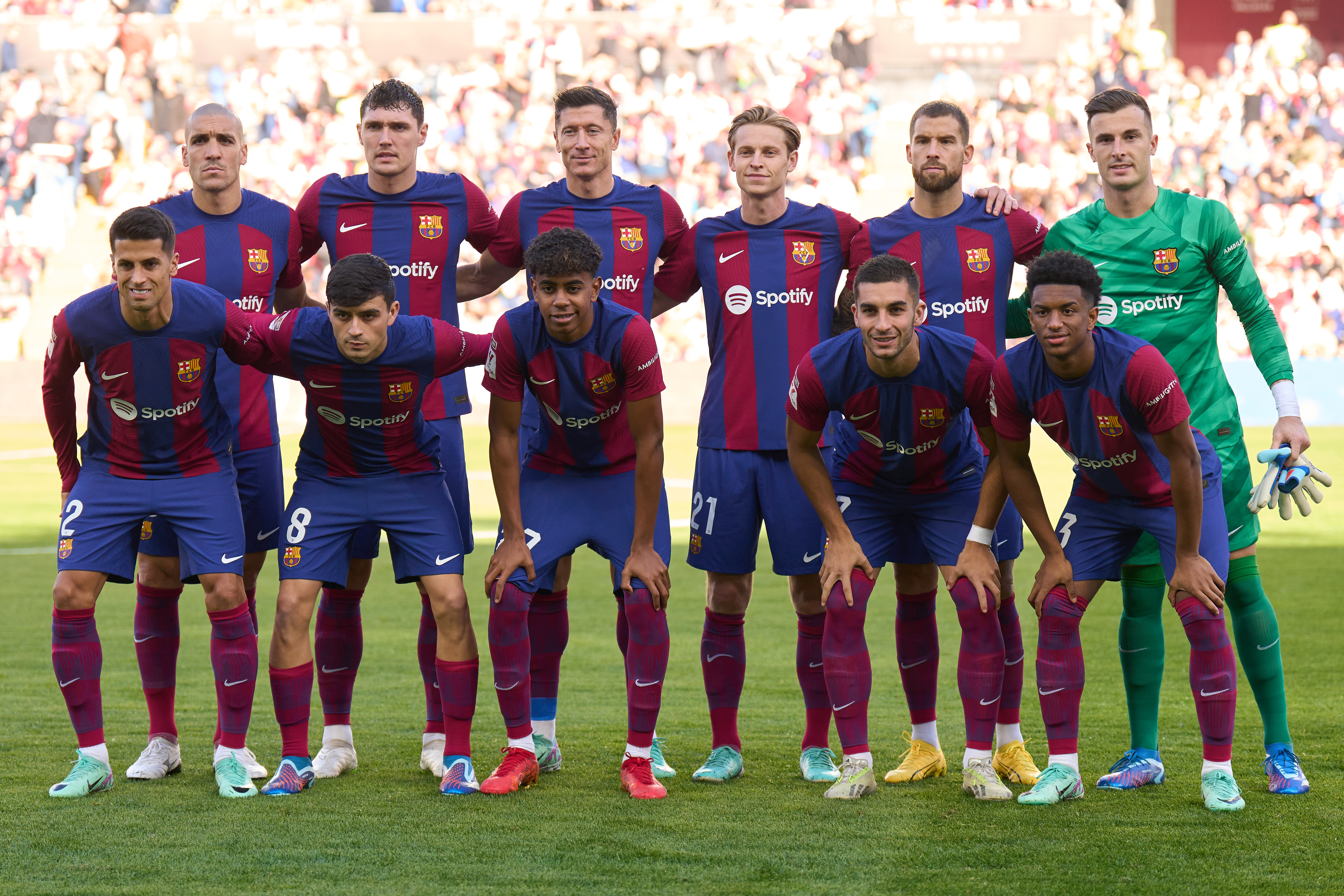 Jugadores de fútbol club barcelona