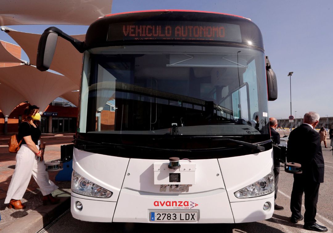 El autobús sin conductor iniciará su actividad este en Málaga | Actualidad | Cadena SER