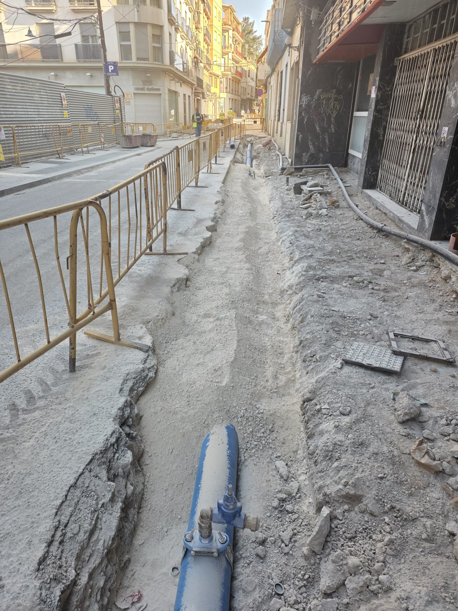 Imagen de la mejora hidráulica de las calles
