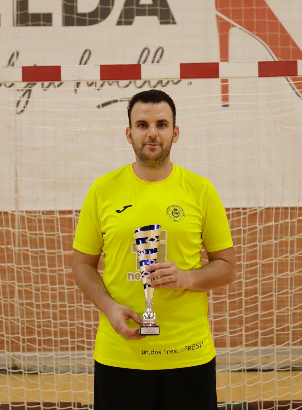 Aarón Barceló, capitán del Nueva Elda F. S.