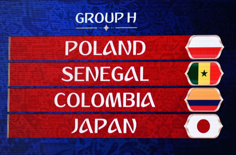 Partidos y horarios: Calendario del Grupo H del Mundial de Rusia 2018: Calendario del Grupo del Mundial de | Deportes Cadena SER