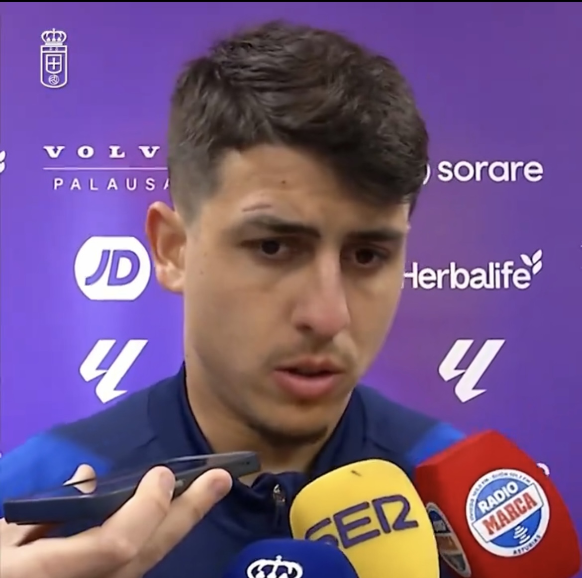 Millán: Tengo muchas ganas de escribir mi nombre en el Real Oviedo, Deportes