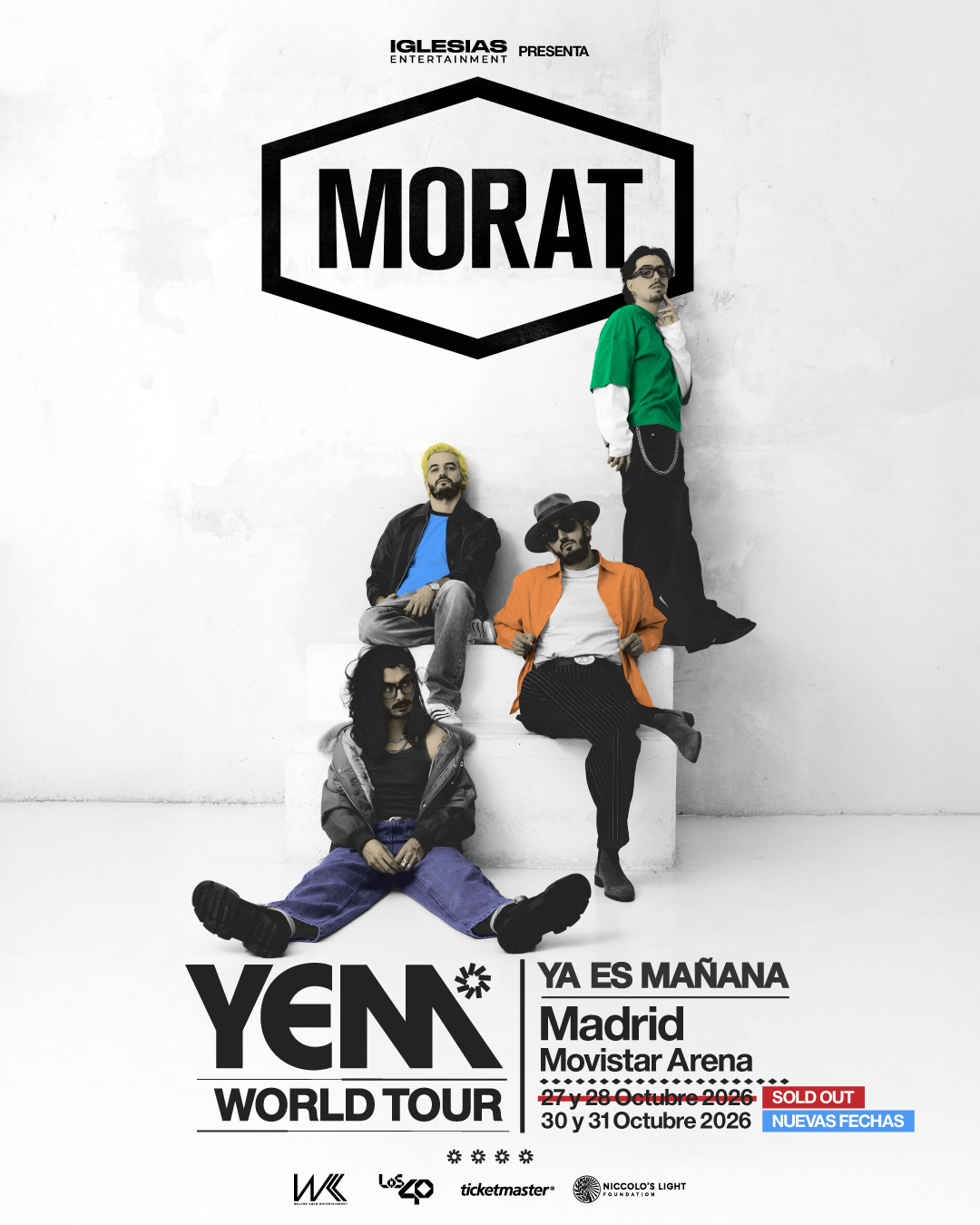 Morat Madrid 2026, Ya es Mañana World Tour