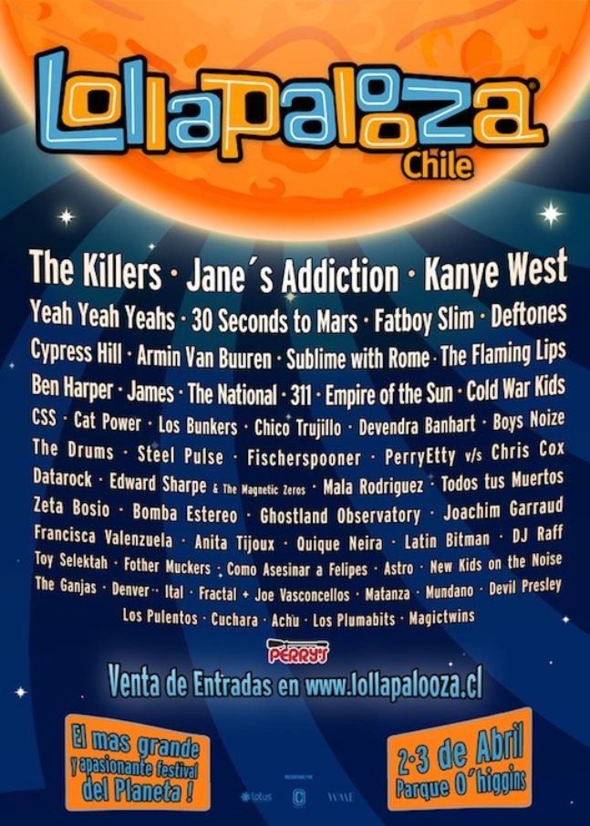 10 años de historia: Así fue el primer Lollapalooza Chile en 2011 | Música | LOS40 Chile