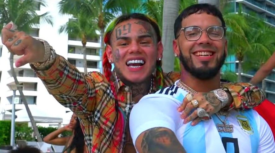 Anuel AA y Tekashi 6ix9ine generan polémica por anunciar nueva canción |  Música | LOS40 Chile