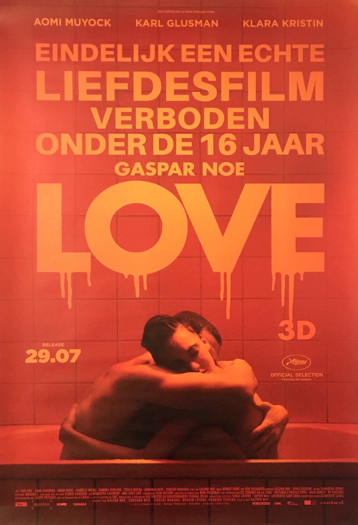 Cartel promocional en alemán de &#039;Love&#039;
