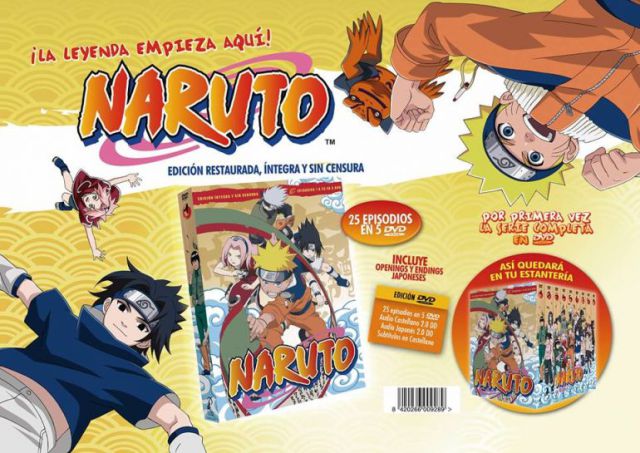 Selecta Visión licencia Naruto Shippuden