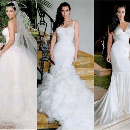 Kim kardashian vestido discount novia