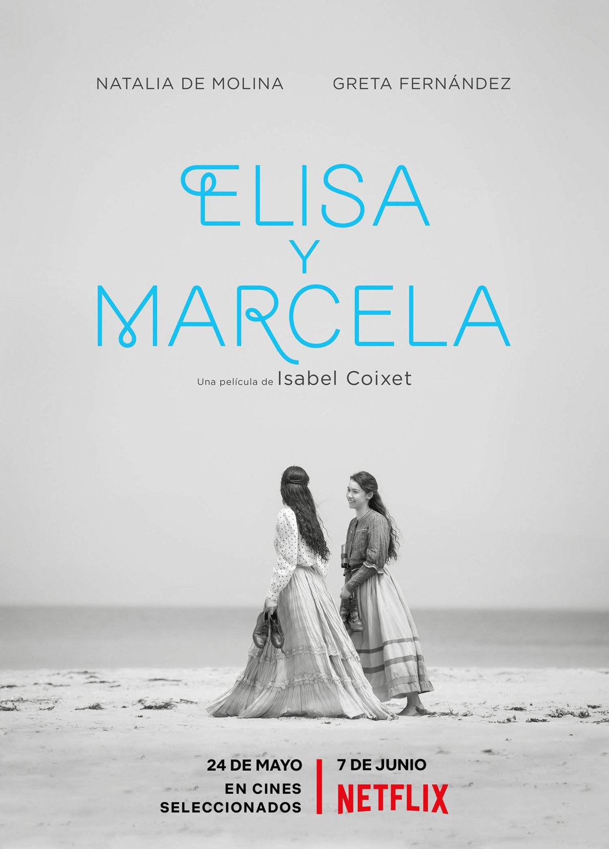 Natalia de Molina (i) y Greta Fernández (d) en el cartel promocional de &#039;Elisa y Marcela&#039;